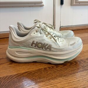Hoka One One Bondi 9 Truffle Salt Sea Glass 1162012-TLSL Women’s size 9D wide